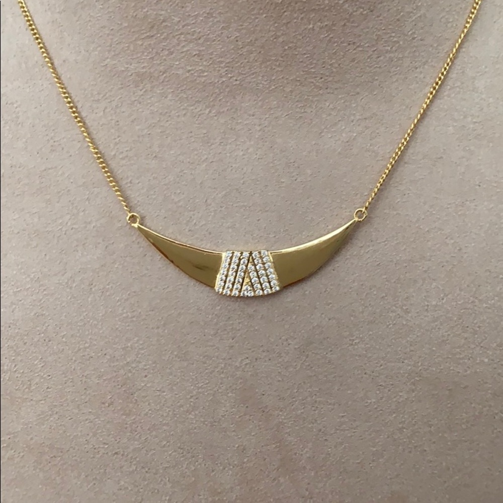 Crescent necklace